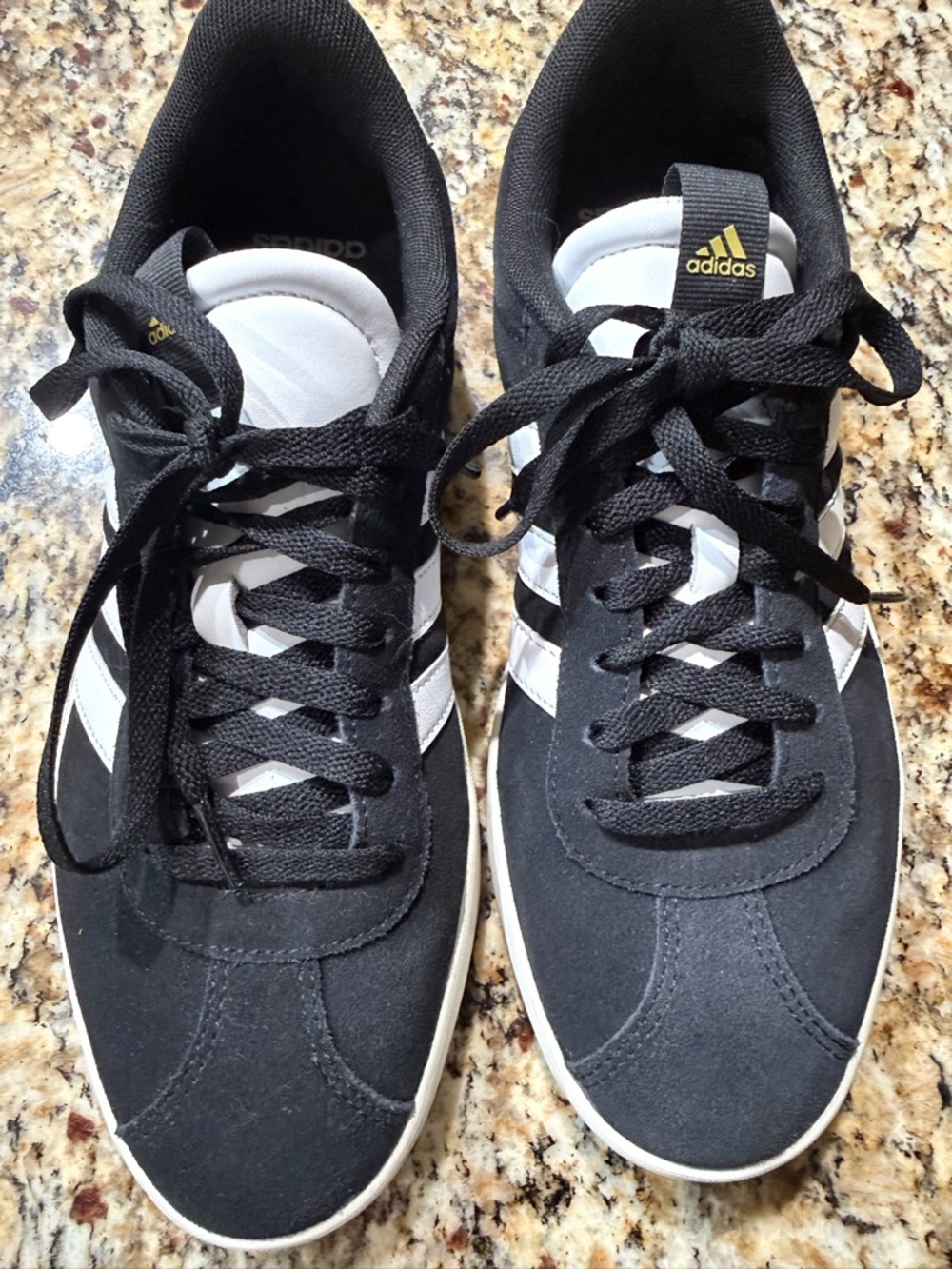adidas Black & White Low-Top Trainers